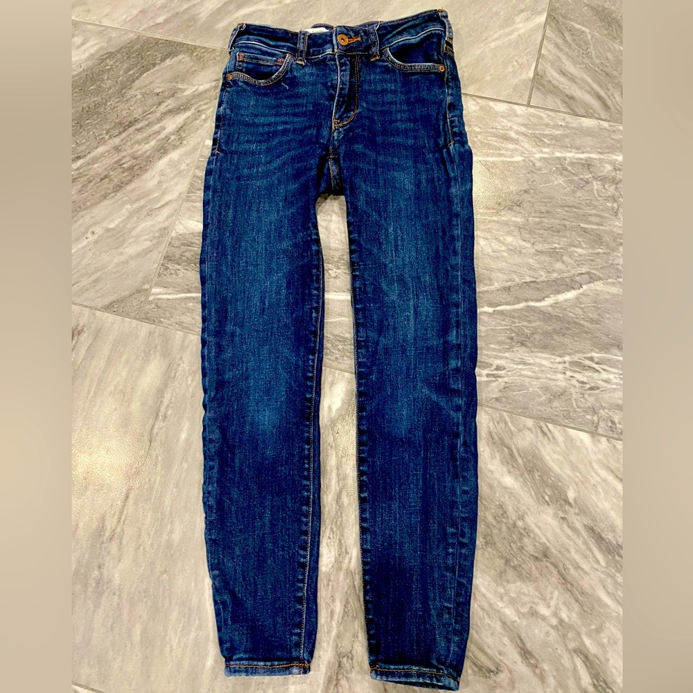 Pilcro Anthropologie straight leg/skinny jeans, size 25